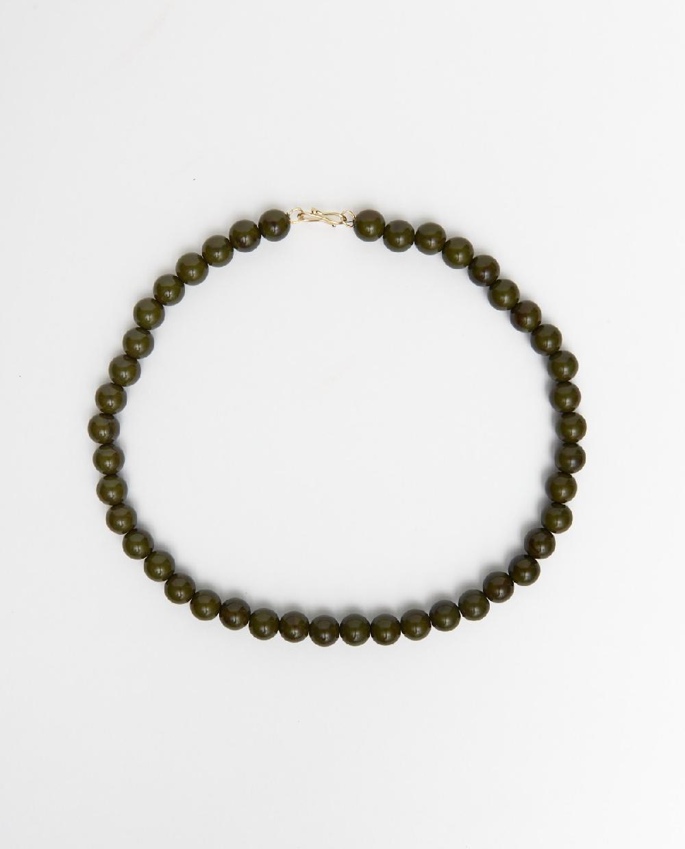 yerse Collar bolas verde oscuro