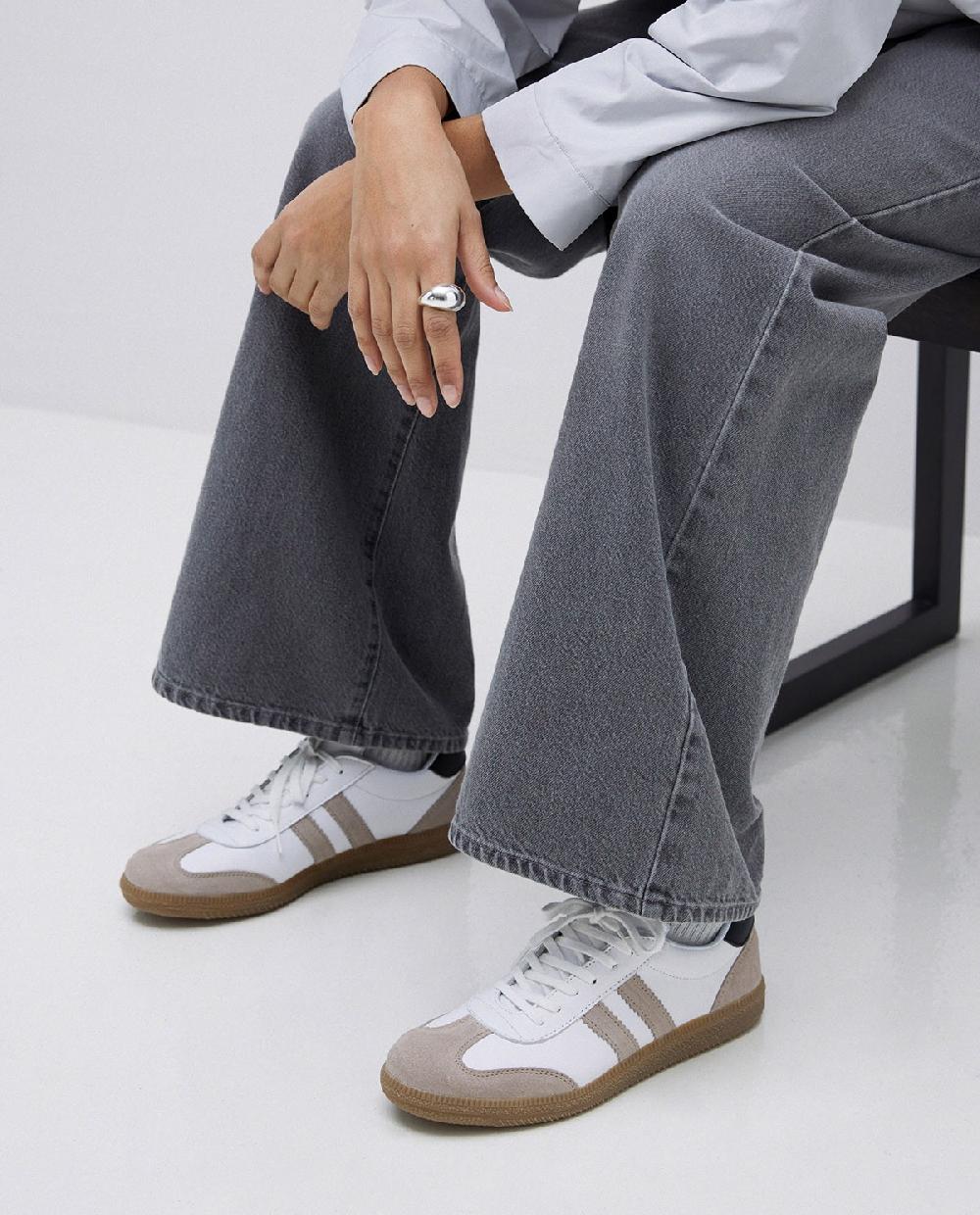 Yerse Deportivas De Piel Blanco