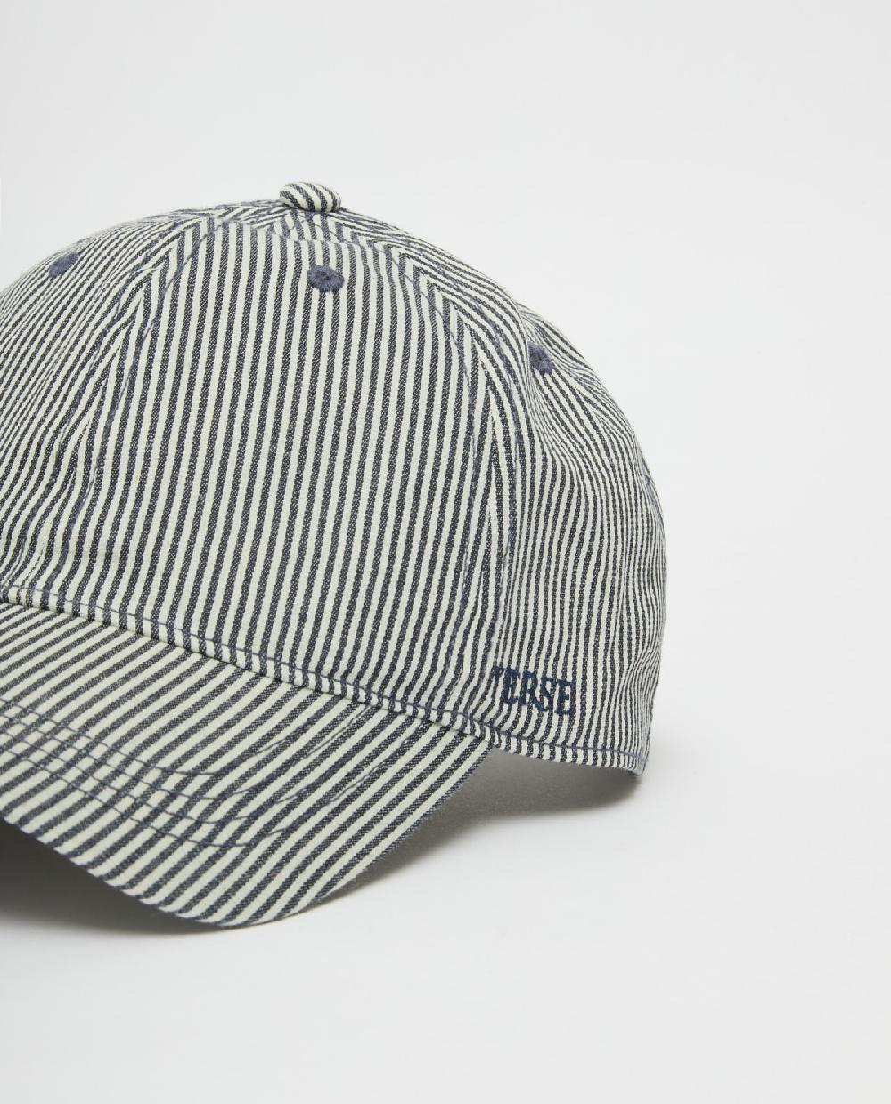 Yerse Gorra Ajustable Rayas Gris