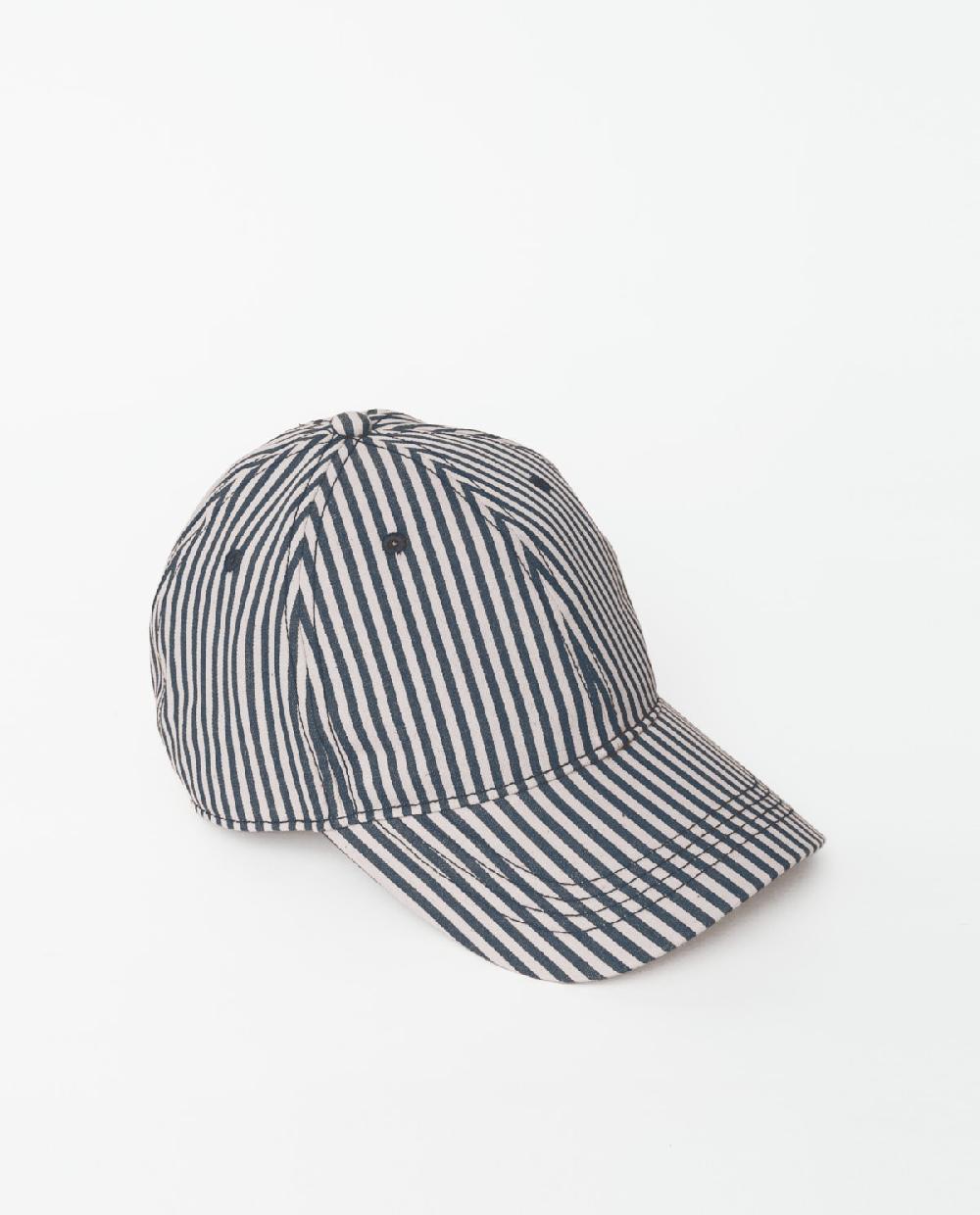 Yerse Gorra Ajustable Rayas Gris