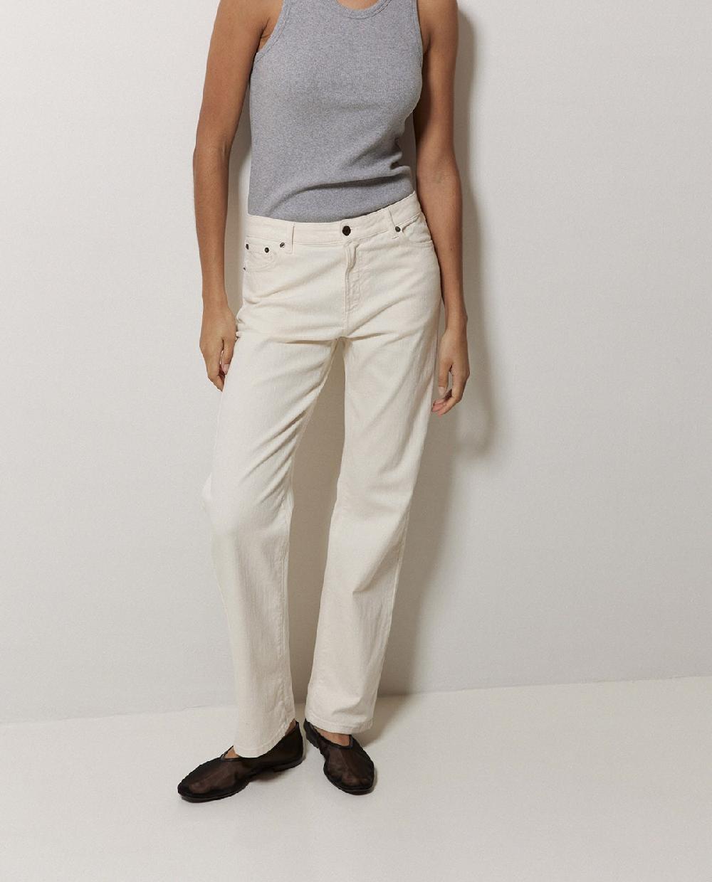 Yerse Jeans Rectos Crudo