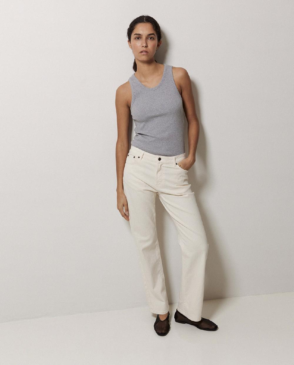 Yerse Jeans Rectos Crudo