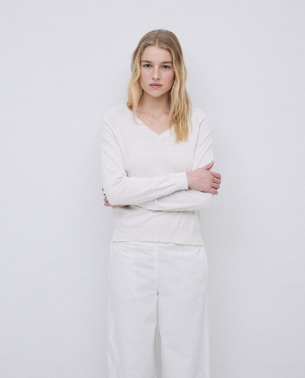 Yerse Jersey 100% Algodón Orgánico Pico Crudo