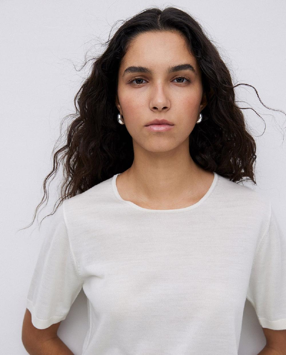 Yerse Jersey 100% Lana De Merino Crudo