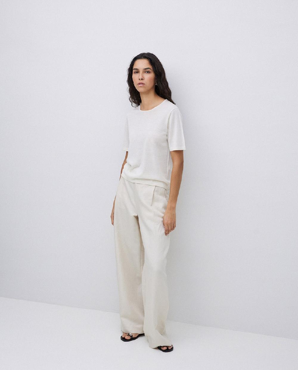 Yerse Jersey 100% Lana De Merino Crudo