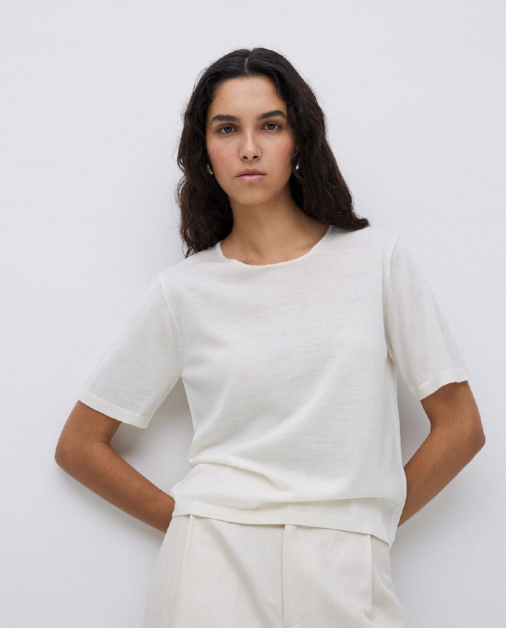 yerse Jersey 100% lana de merino crudo