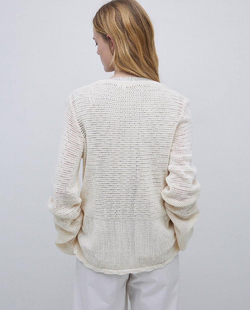 Yerse Jersey Calado Lazo Blanco Roto