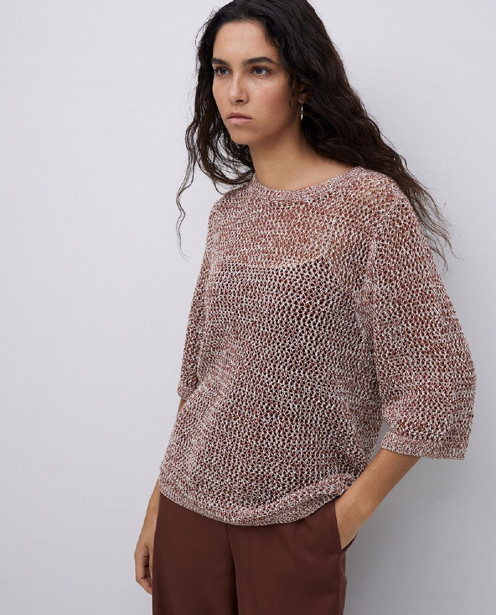 Yerse Jersey Calado Terracota