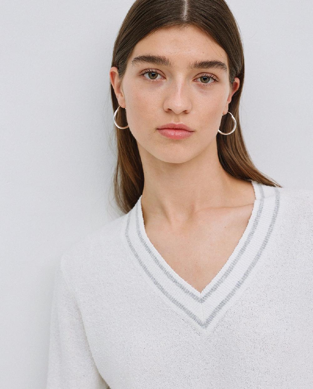 Yerse Jersey Cuello Polo Gris