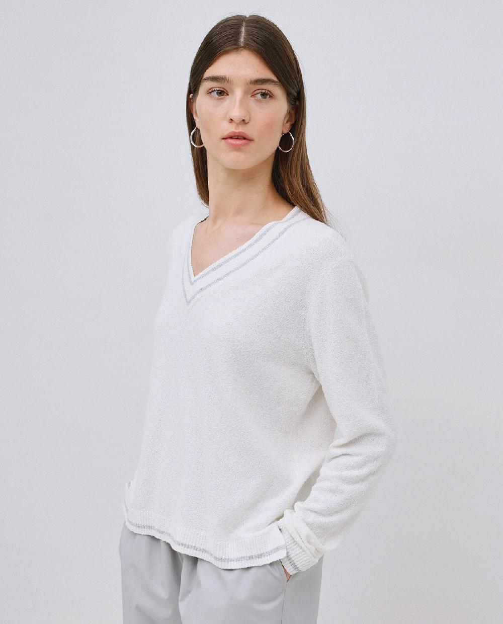 Yerse Jersey Cuello Polo Gris