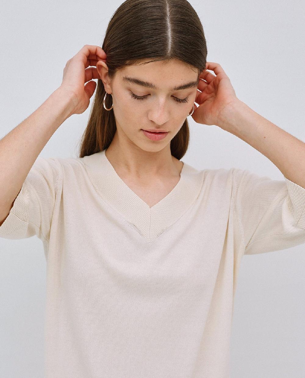 Yerse Jersey Manga Corta Blanco Roto