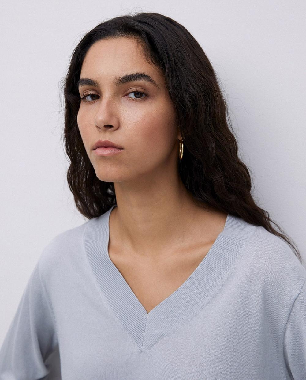 Yerse Jersey Manga Corta Gris