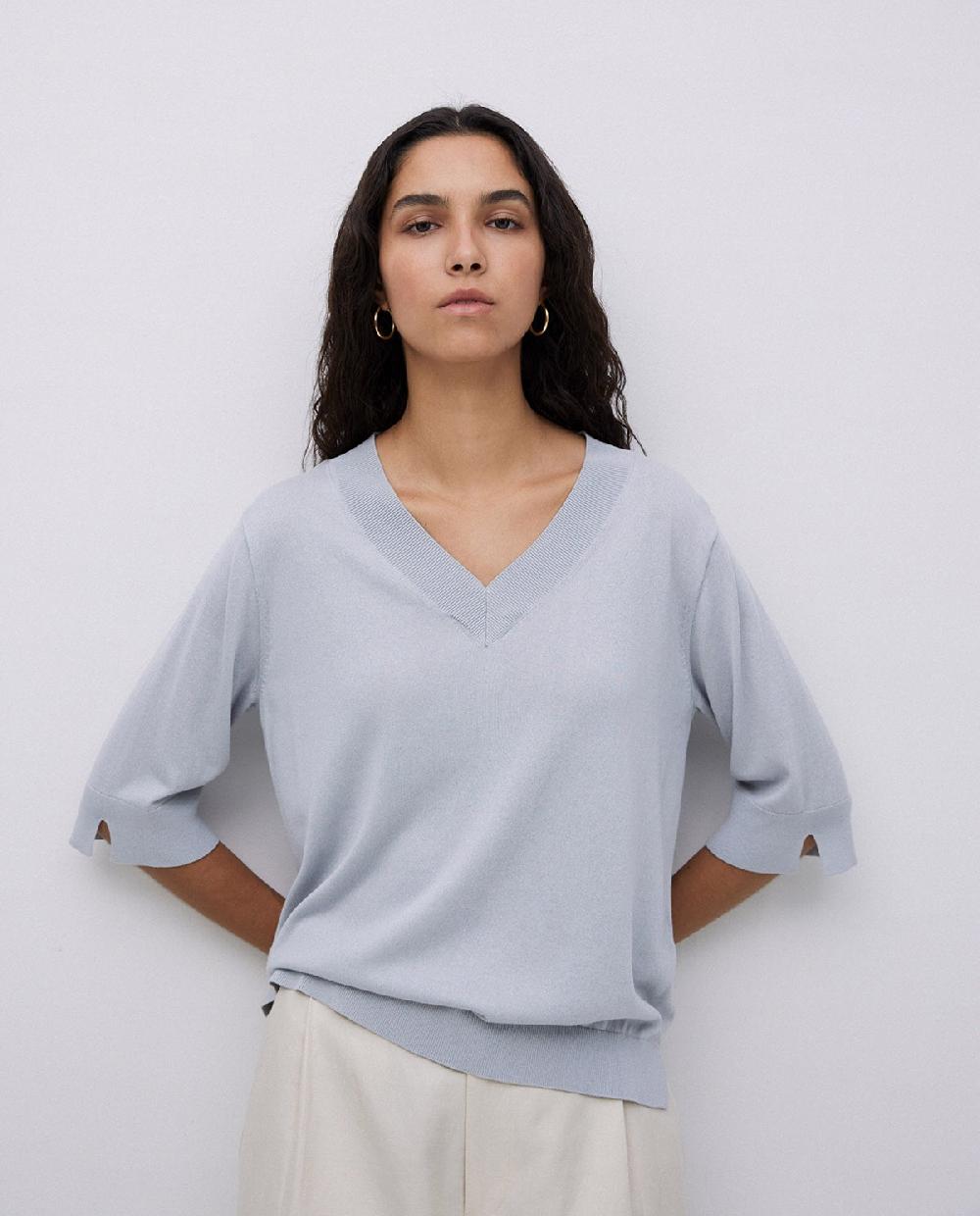 yerse Jersey manga corta gris