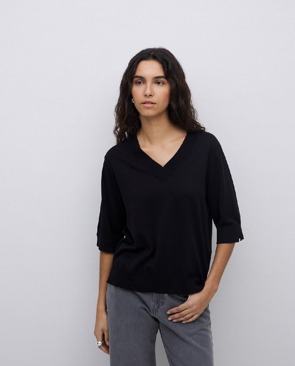 Yerse Jersey Manga Corta Negro