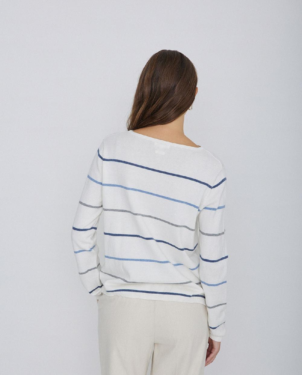 Yerse Jersey Rayas Punto Crudo
