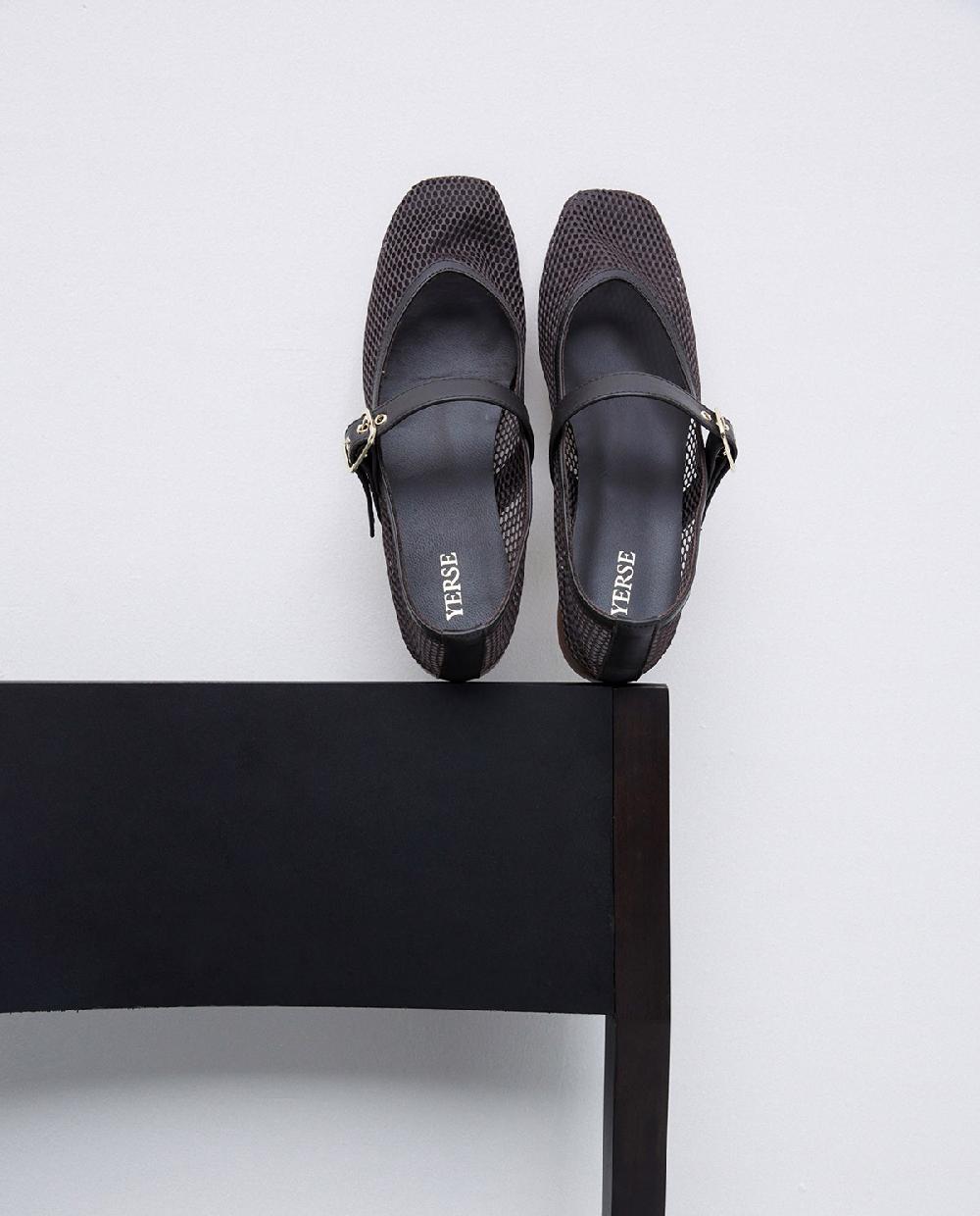 Yerse Manoletinas Rejilla Chocolate