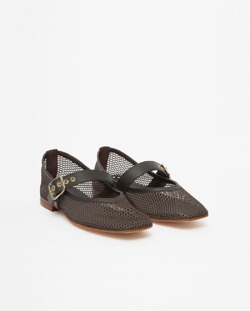 Yerse Manoletinas Rejilla Chocolate