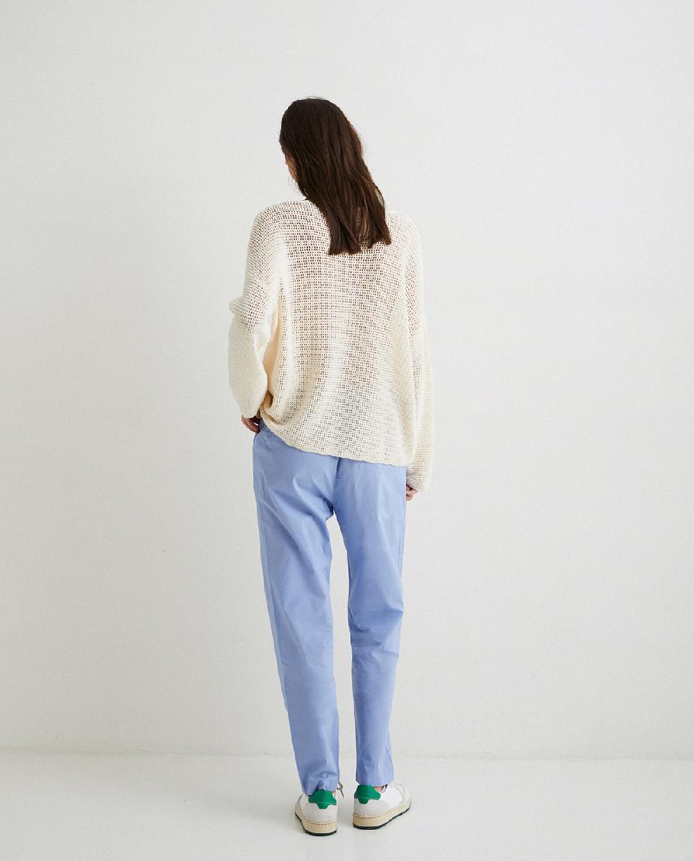 Yerse Pantalones 100% Algodón Azul