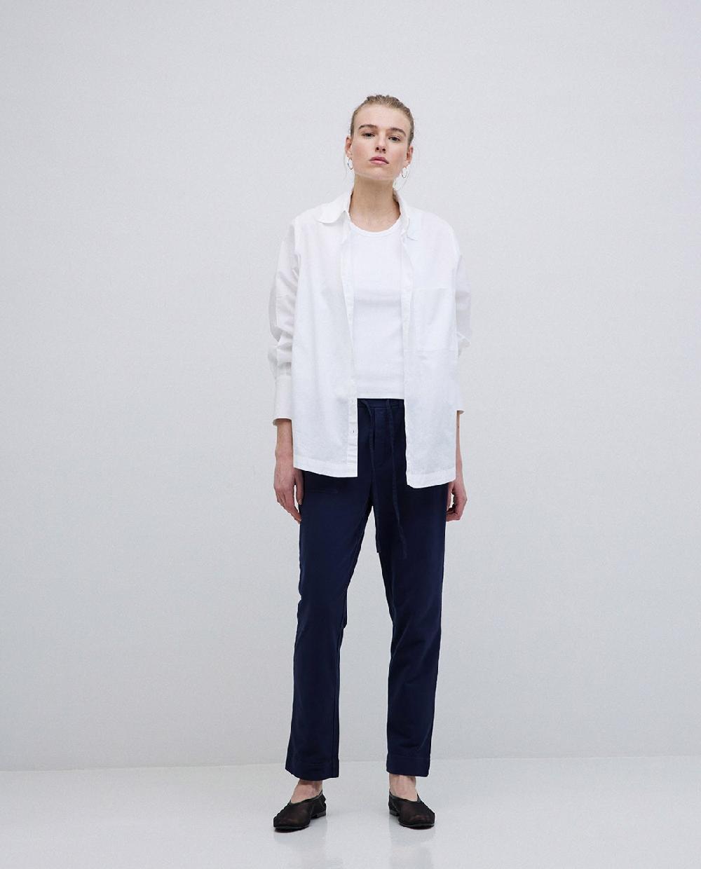 Yerse Pantalones Jogger Azul Oscuro