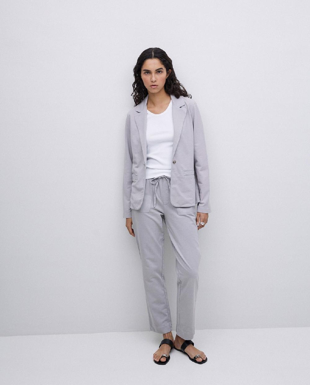 Yerse Pantalones Jogger Gris