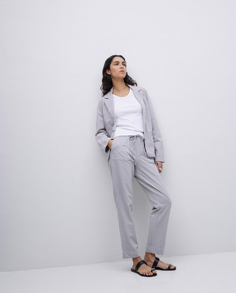 Yerse Pantalones Jogger Gris