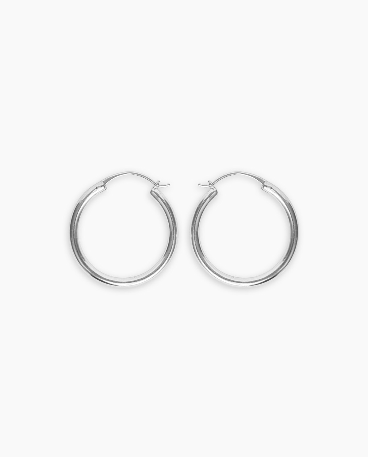 Yerse Pendientes Aro Plateado