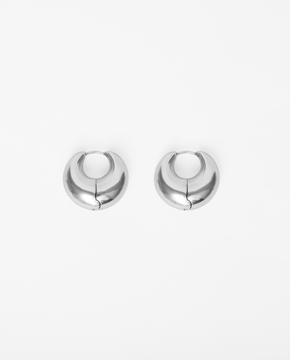 Yerse Pendientes Gota Plateado