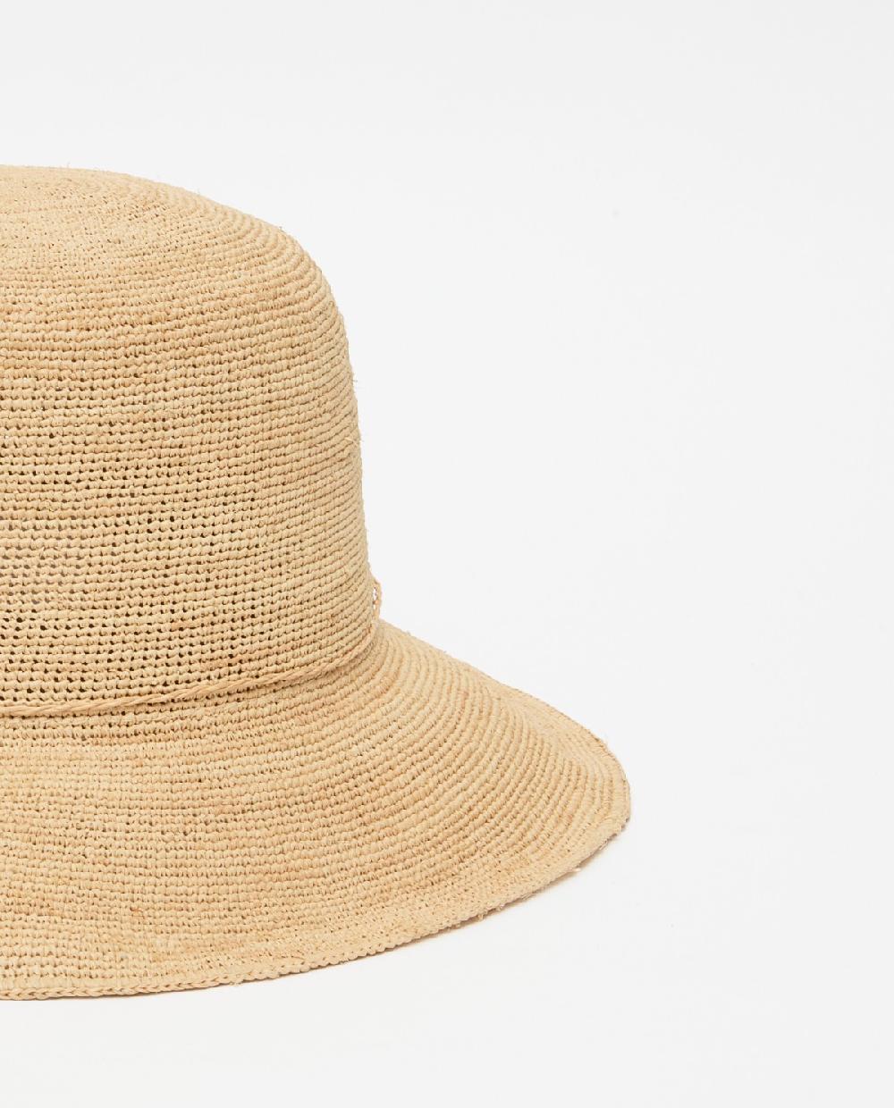 Yerse Sombrero Handmade Rafia Camel