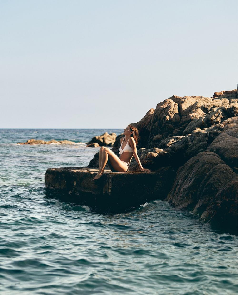 yerse Top bikini blanco