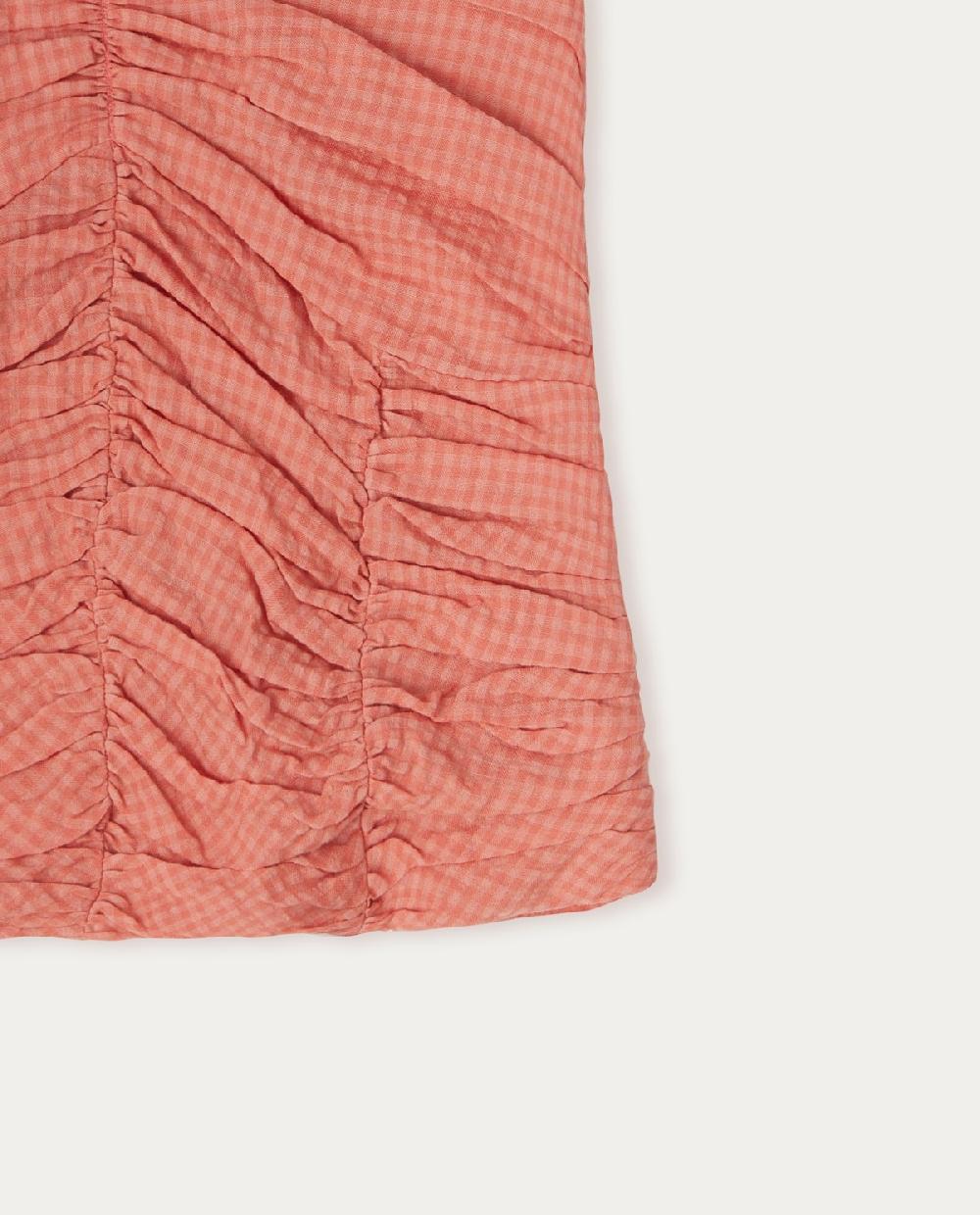 Yerse Top Drapeado Tirantes Salmón