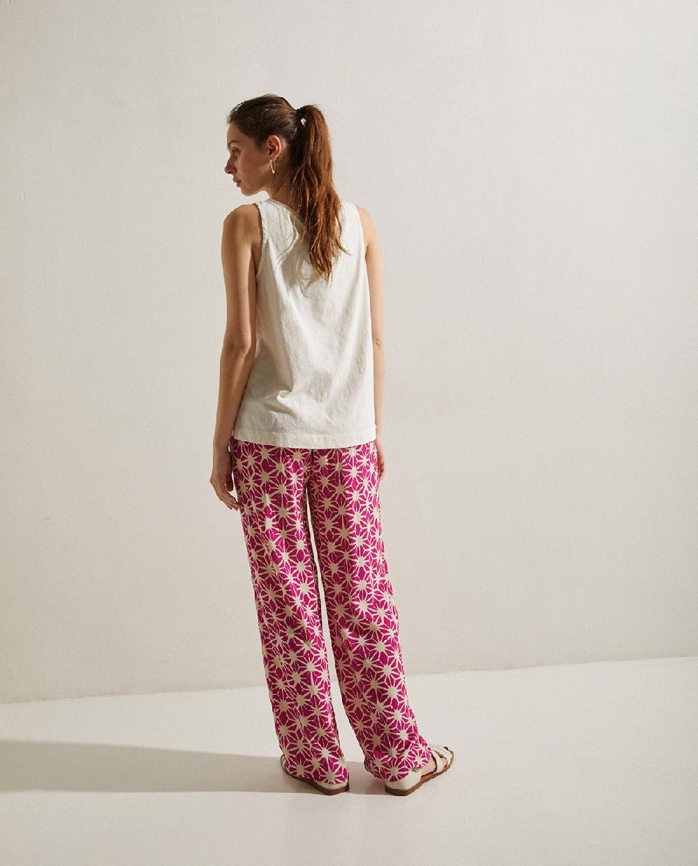 Yerse Top Lino Tirantes Crudo