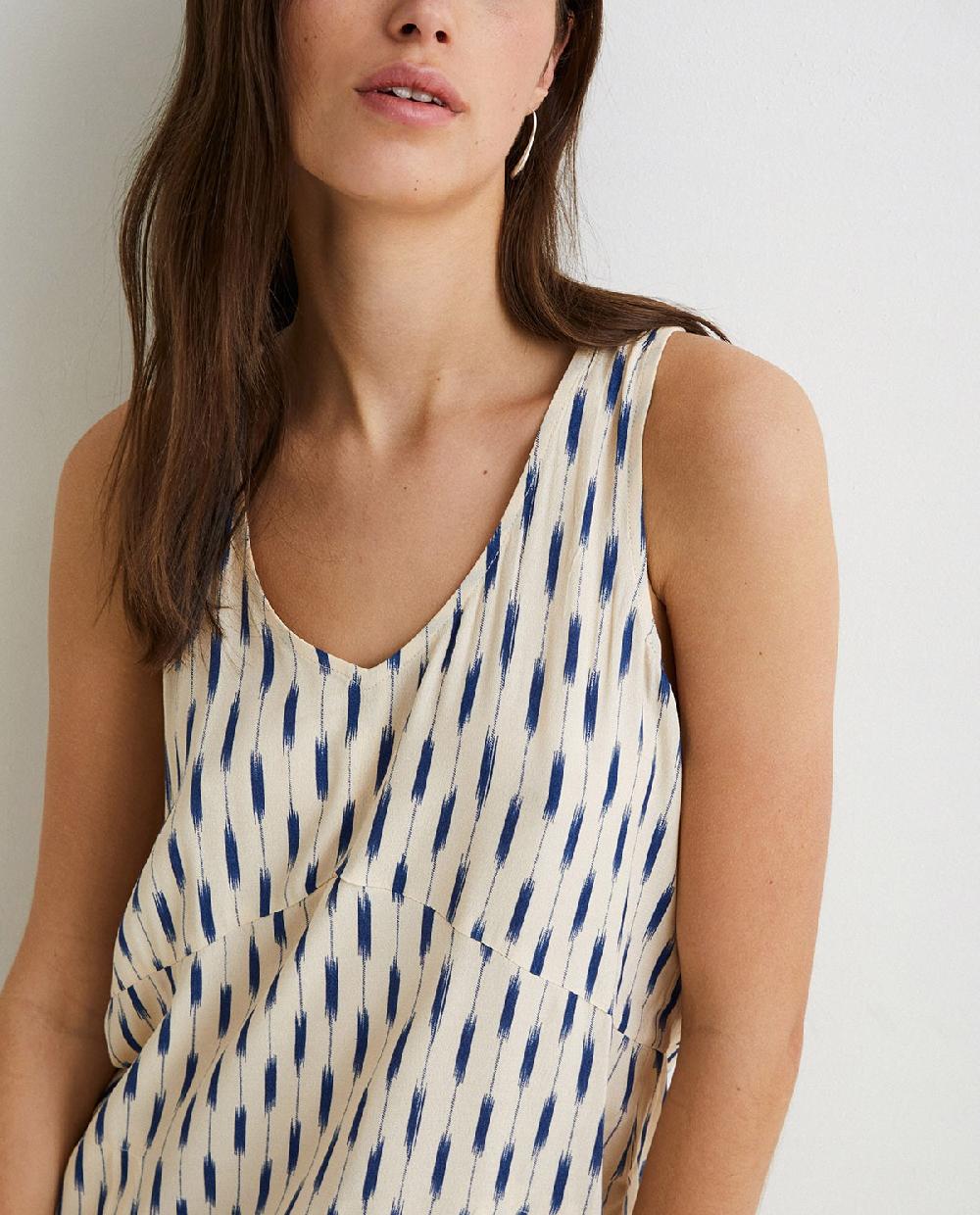 Yerse Vestido Corto Fluido Crudo