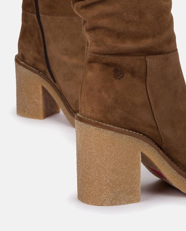 Yokono Bota De Tacón GELA-002 MARRON