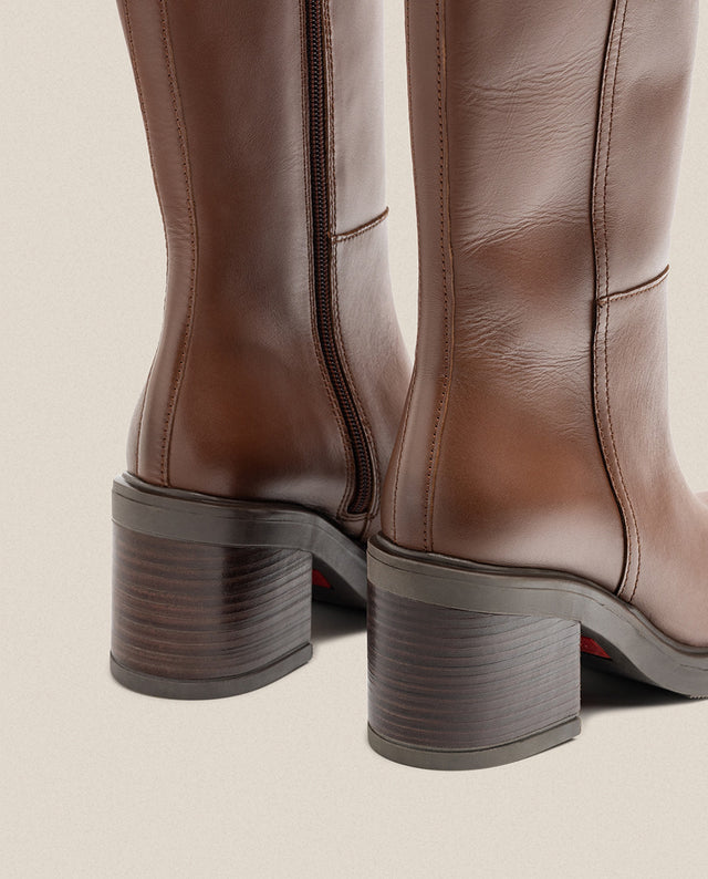 Yokono Bota De Tacón MIRE-003 Marrón