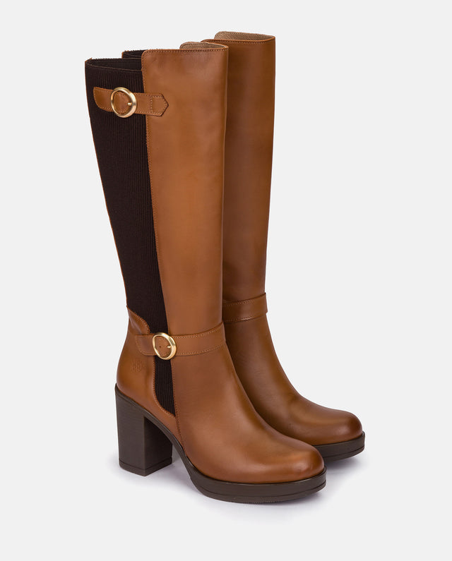 yokono Bota de tacón PILSEN-001 CUERO