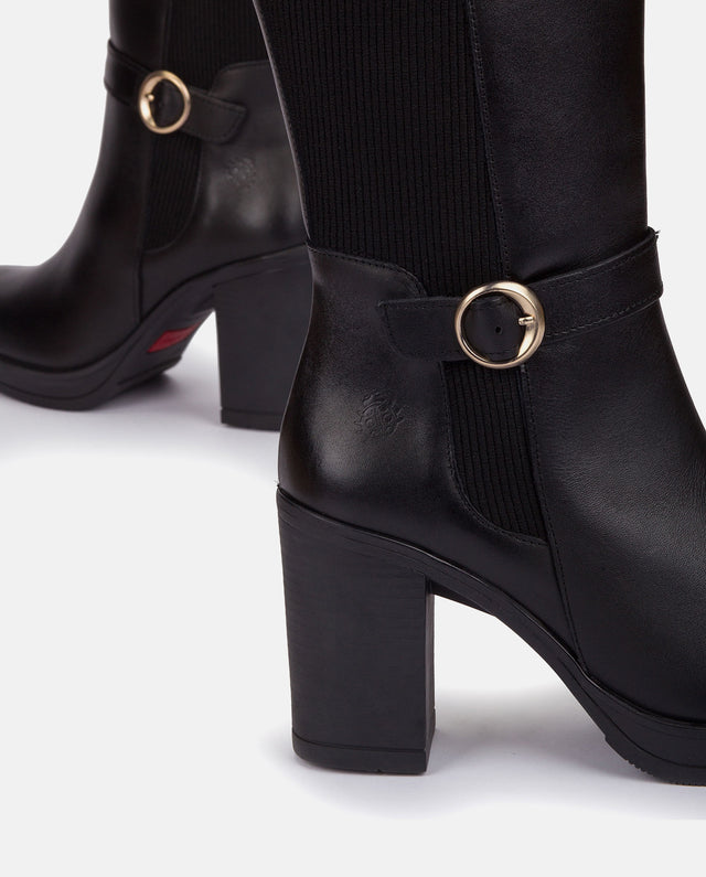 Yokono Bota De Tacón PILSEN-001 NEGRO