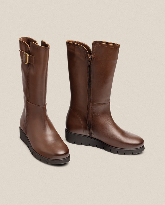 Yokono Bota Plana MANILA-006 Marrón