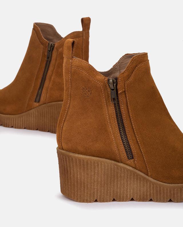 Yokono Botín De Cuña MADONA-002 CUERO