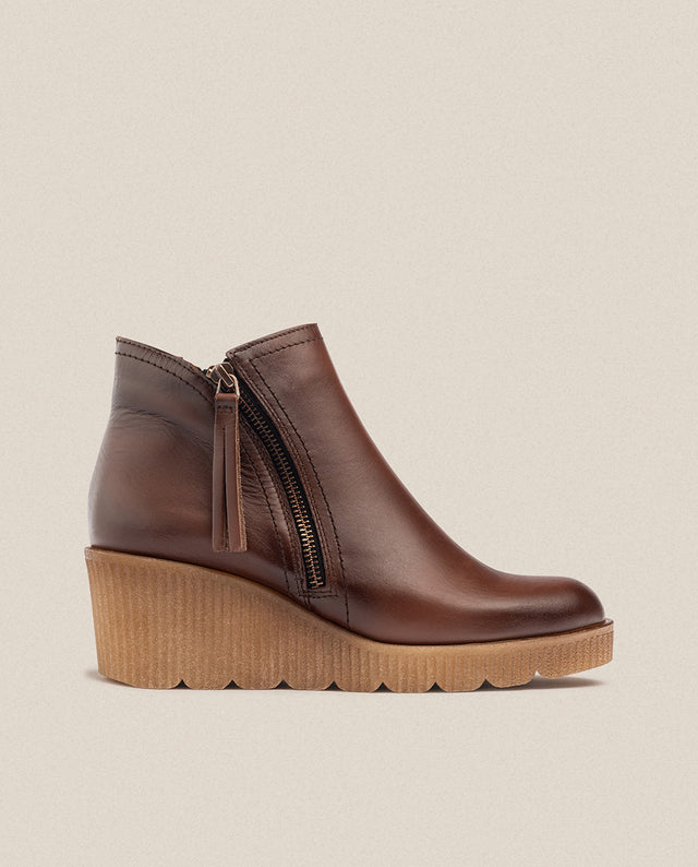 Yokono Botín De Cuña MADONA-007 Marrón