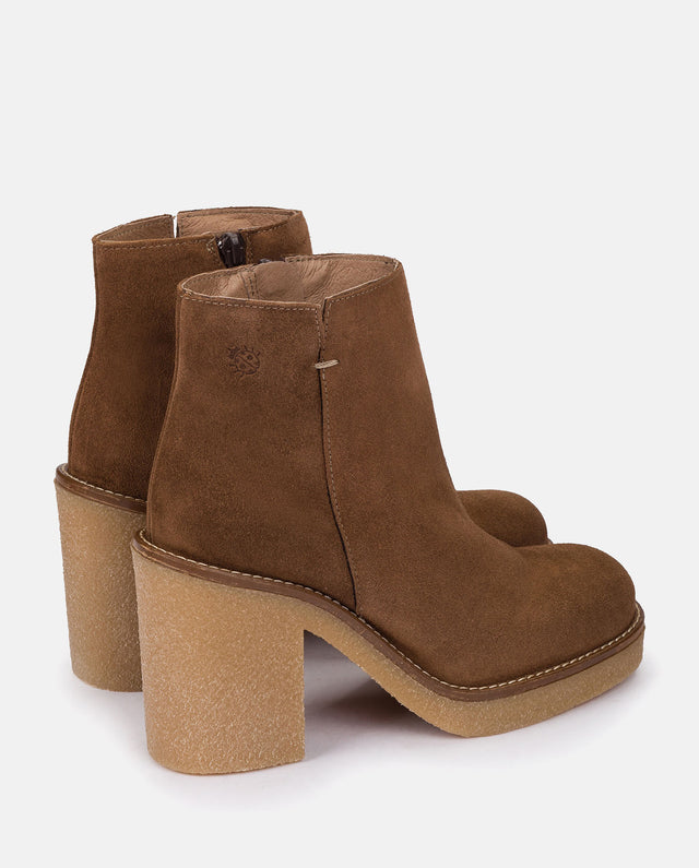 Yokono Botín De Tacón GELA-001 MARRON