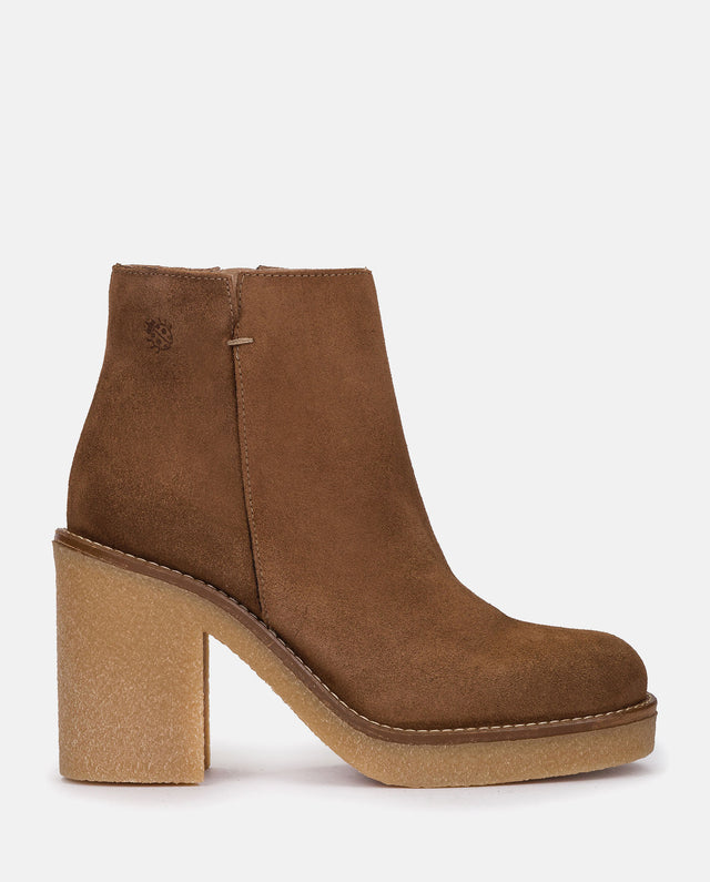 yokono Botín de tacón GELA-001 MARRON