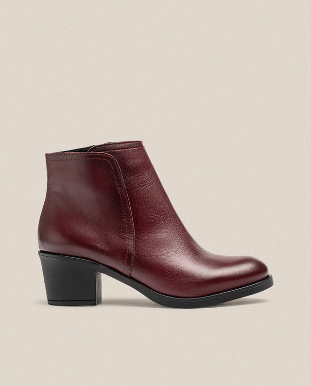 yokono Botín de tacón LILLE-016 burdeos