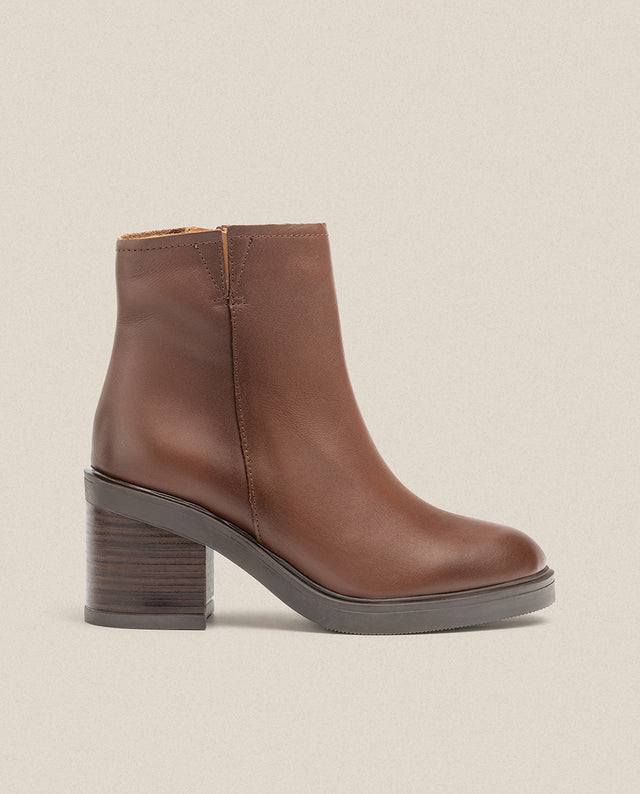 yokono Botín de tacón MIRE-002 marrón