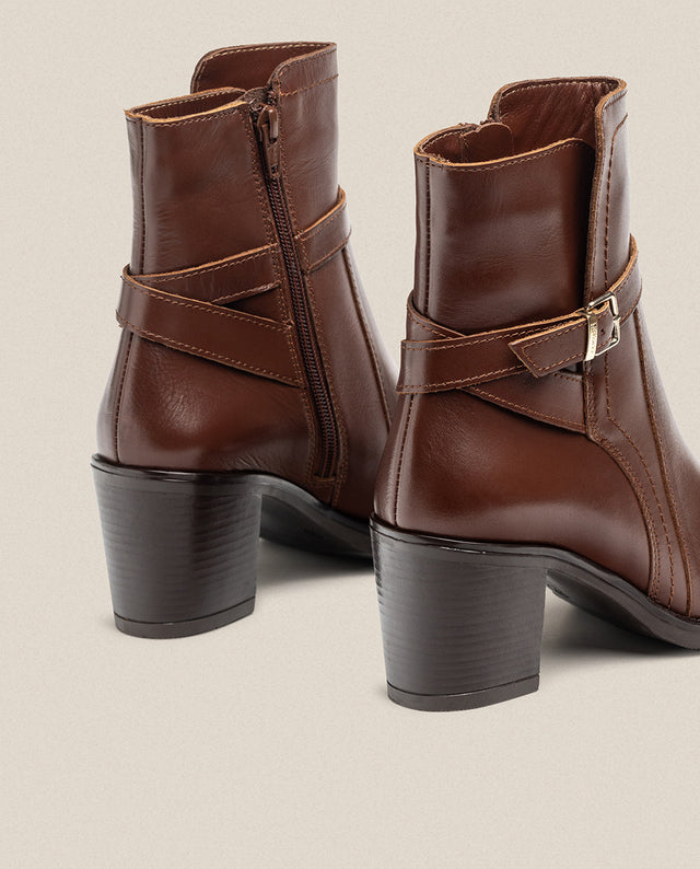 Yokono Botín De Tacón ORNE-001 Marrón