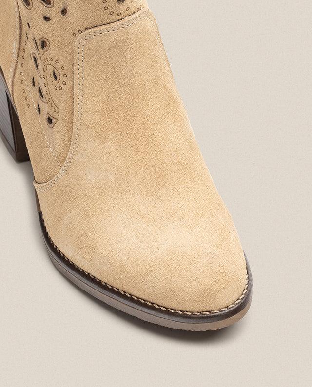 Yokono Botín De Tacón ORNE-004 Beige