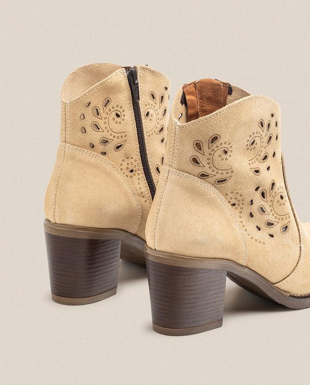 Yokono Botín De Tacón ORNE-004 Beige