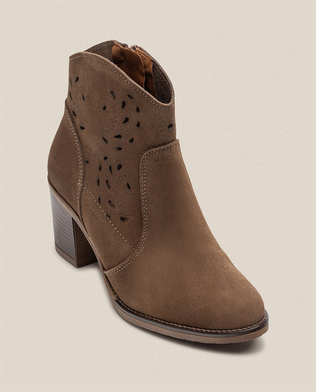 Yokono Botín De Tacón ORNE-004 Marrón