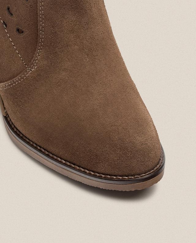 Yokono Botín De Tacón ORNE-004 Marrón