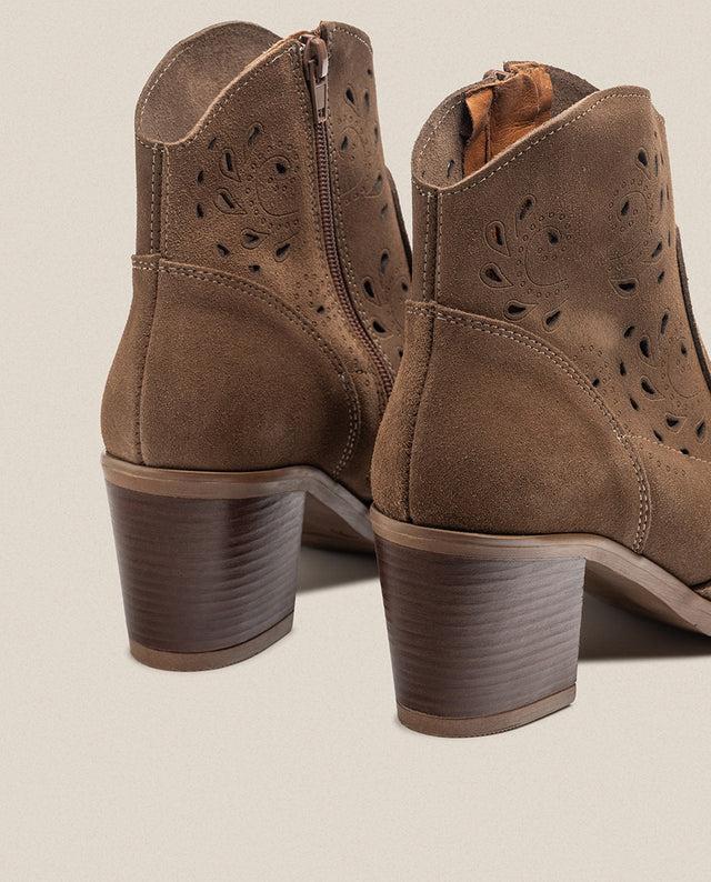 Yokono Botín De Tacón ORNE-004 Marrón