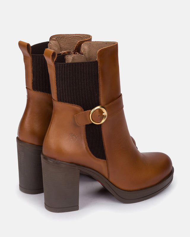 Yokono Botín De Tacón PILSEN-003 CUERO